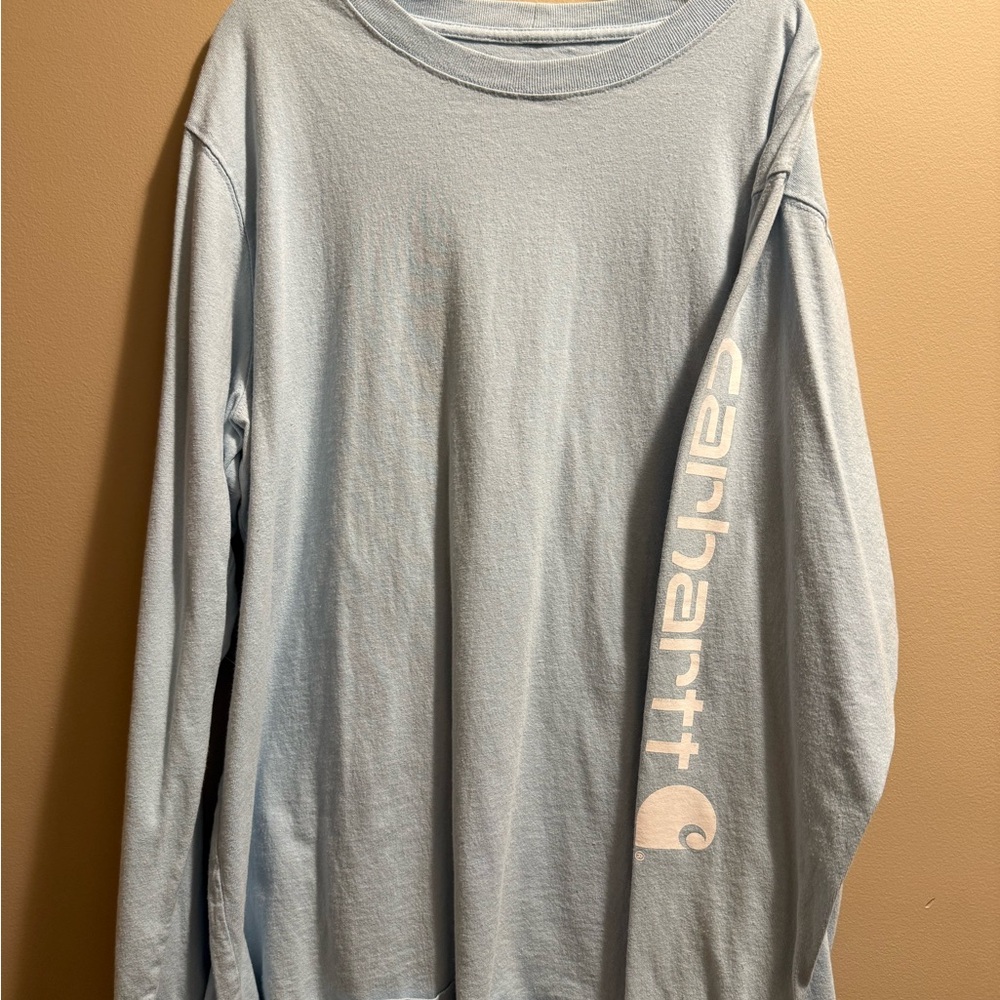 Carhartt Light Blue Long Sleeve Tee